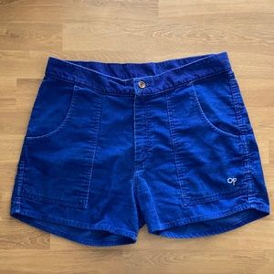 Vintage Ocean Pacific Corduroy Shorts, Blue